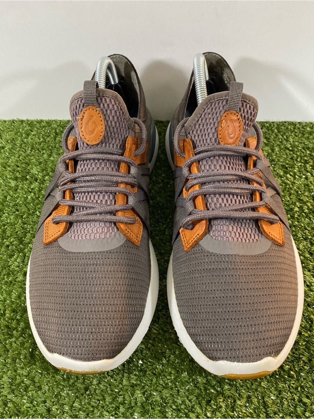 Olukai Mio Li Sneakers Mens 10 Lace Up Mesh Athletic Shoes Casual Dark Grey